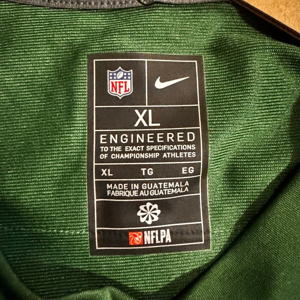 Aaron Rodgers New York Jets Nike Game Jersey - Gotham Green - Picture 5 of 6